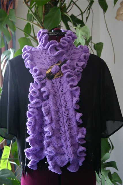 Модный шарф с описанием