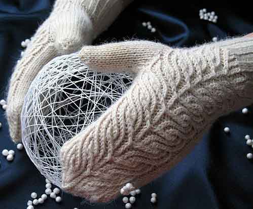 Схемы вязания рукавиц спицами – варежки с узорами
